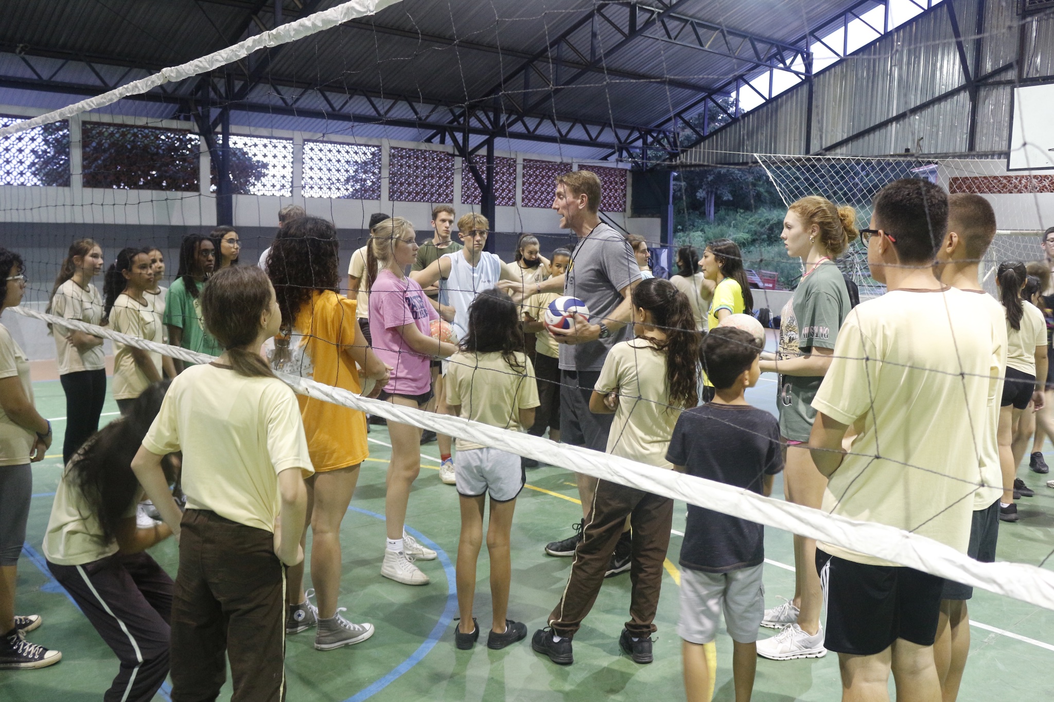 Serving together
